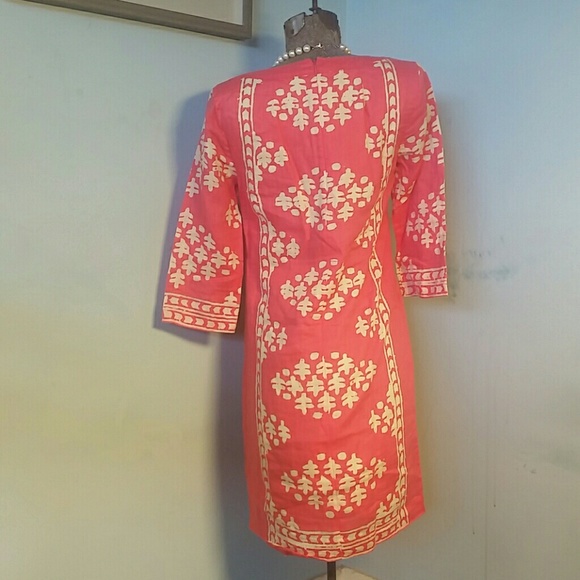 J. Crew Java Print Linen Tunic Dress - Picture 4 of 8